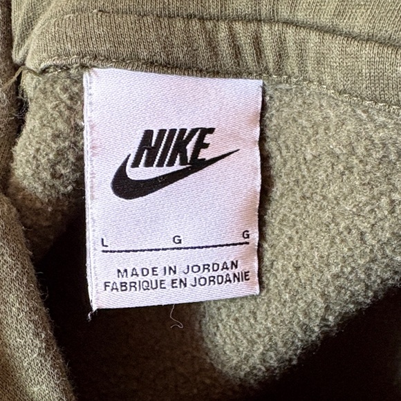 Nike Olive Green Pullover Hoodie - Picture 2 of 2
